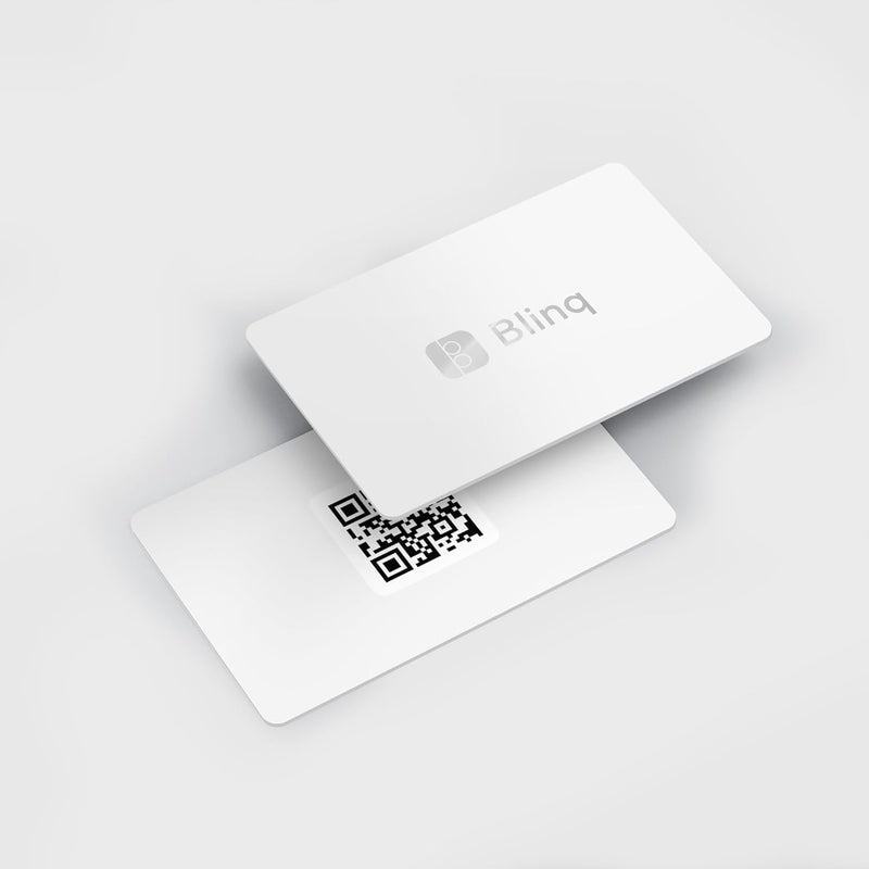 Blinq Digital Business Card – NFC Card - Instant Share via Tap - Compatible with iPhone & Android (White) - Image 3